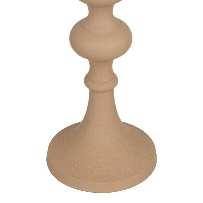 Подсвечник 13 x 13 x 39,5 cm Бежевый Алюминий - купить Подсвечники по цене 4373.0