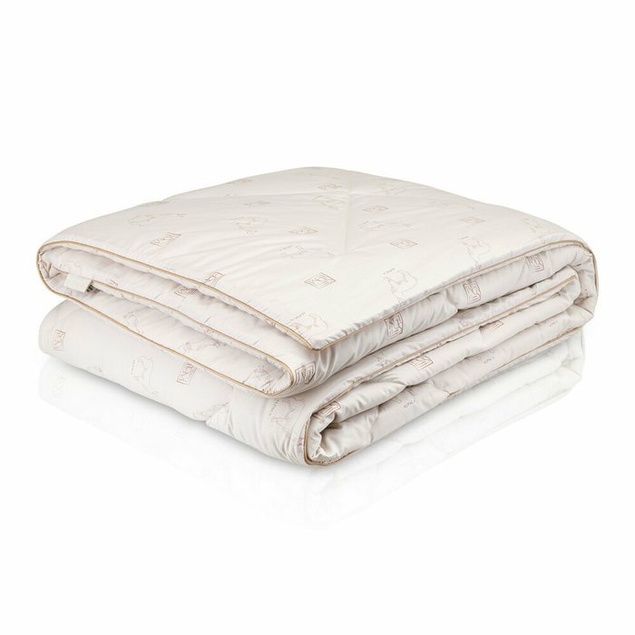 Одеяло Alpaca wool 195х215 бежевого цвета