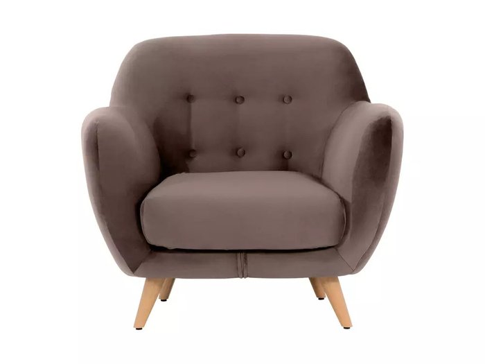 Кресло Loa бежево-коричневого цвета - купить Интерьерные кресла по цене 36900.0