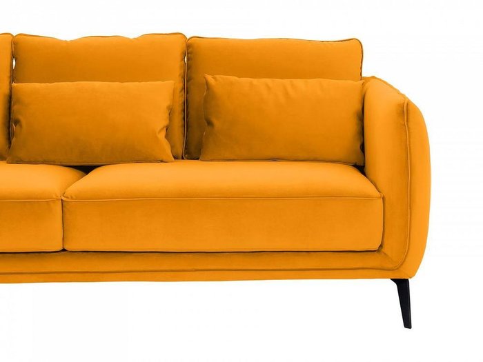Диван Amsterdam горчичного цвета - лучшие Прямые диваны в INMYROOM