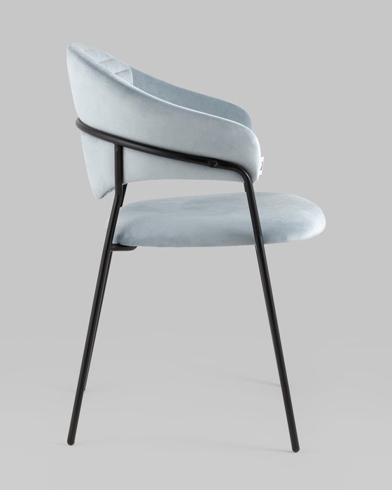 Стул Алексис пыльно-голубого цвета - лучшие Обеденные стулья в INMYROOM