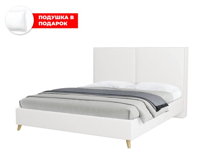 Кровать Atlin 180х200 белого цвета с подъемным механизмом