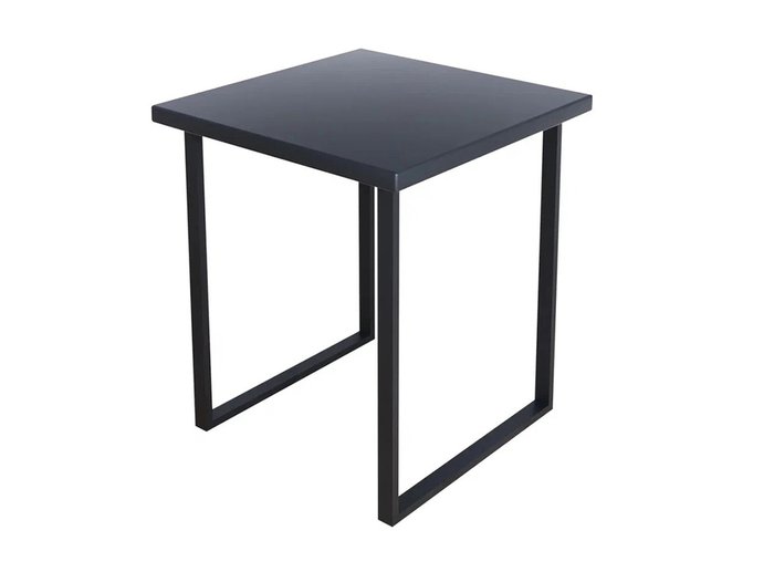 Стол обеденный Loft 60х60 серо-черного цвета