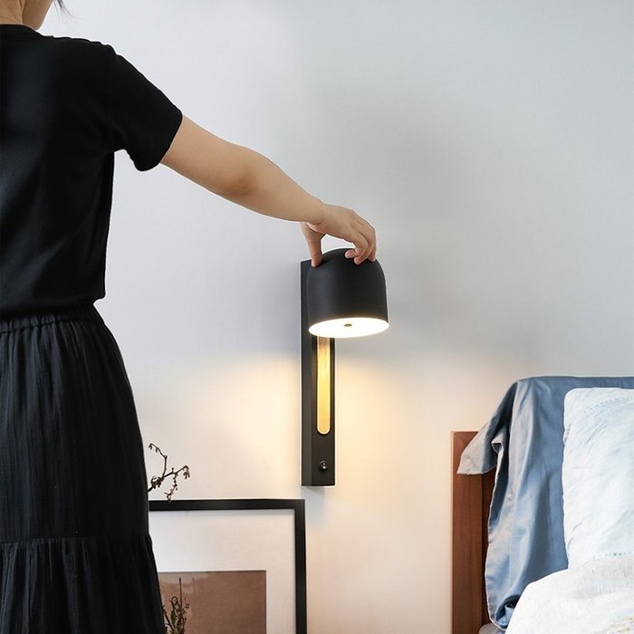 Светодиодное бра VIC WALL Black - купить Бра и настенные светильники по цене 22830.0