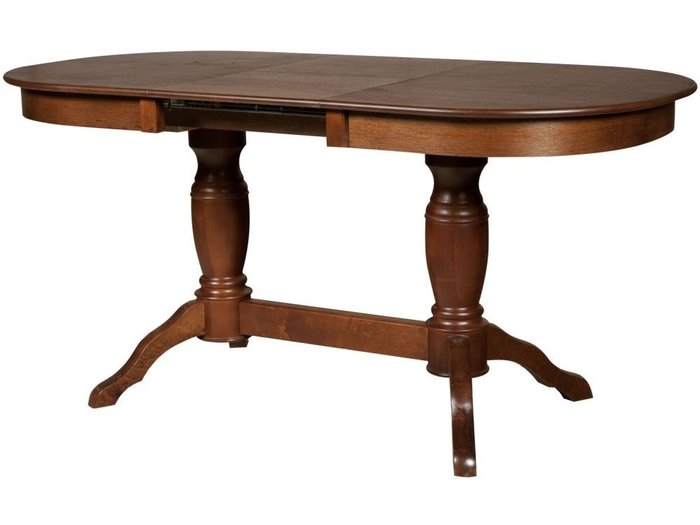 Стол раскладной Пан коричневого цвета - купить Обеденные столы по цене 38772.0