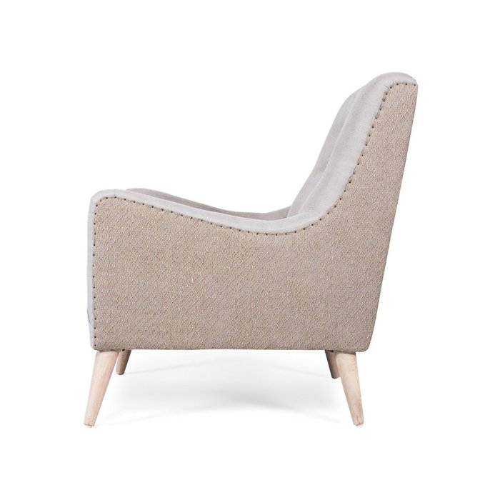 Кресло Lontano светло-серого цвета - купить Интерьерные кресла по цене 39805.0