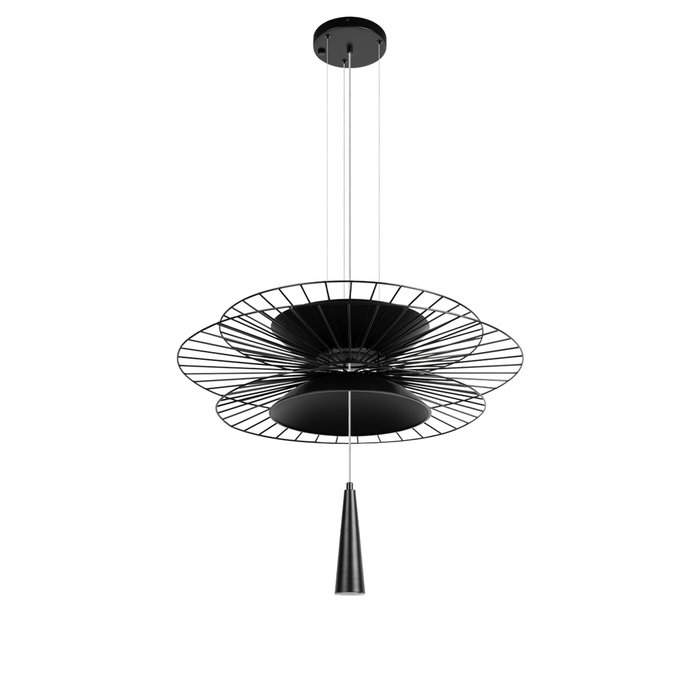 Подвесная люстра Star 10141B/600 Black (металл, цвет черный)