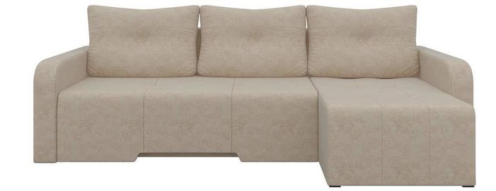 Угловой диван-кровать Манхеттен бежевого цвета - купить Угловые диваны по цене 27790.0
