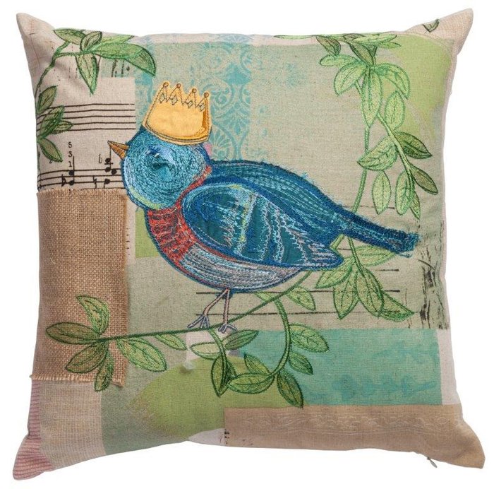 Подушка с вышивкой Imperial Bird 