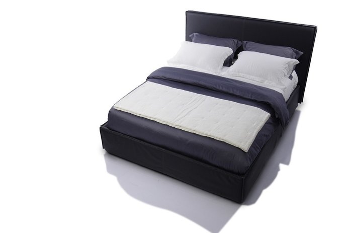 Кровать Mood 160х200 черного цвета с ортопедической решеткой  - лучшие Кровати для спальни в INMYROOM