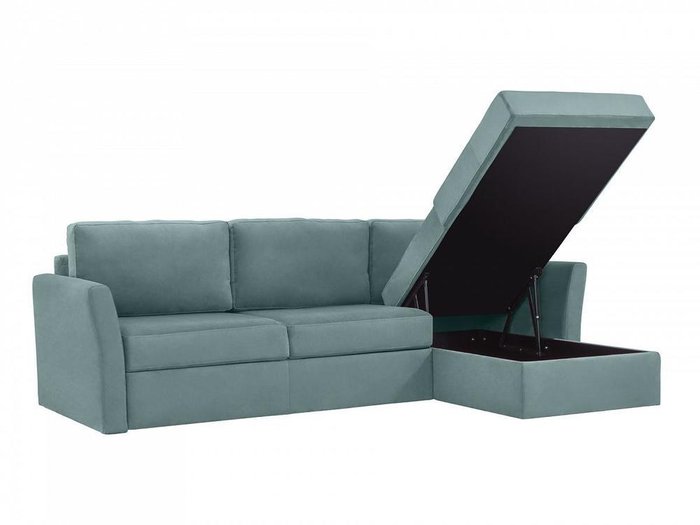 Угловой диван Peterhof бирюзового цвета - лучшие Угловые диваны в INMYROOM