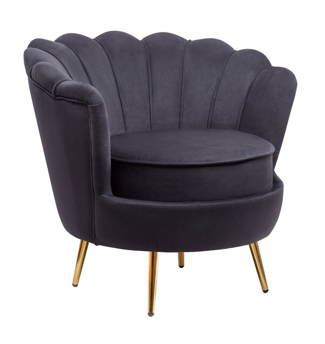 Кресло Pearl черного цвета - купить Интерьерные кресла по цене 33040.0