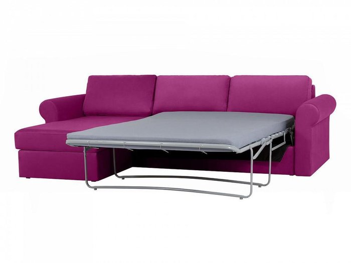 Угловой диван-кровать Peterhof пурпурного цвета - лучшие Угловые диваны в INMYROOM