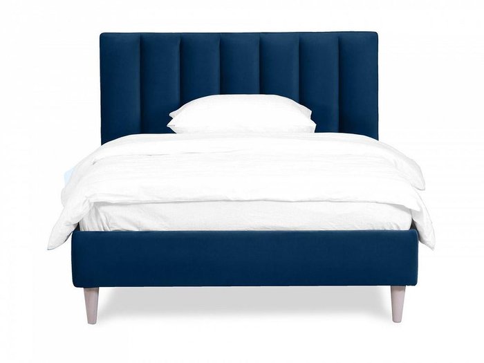 Кровать Prince Louis L 120х200 темно-синего цвета  - лучшие Кровати для спальни в INMYROOM