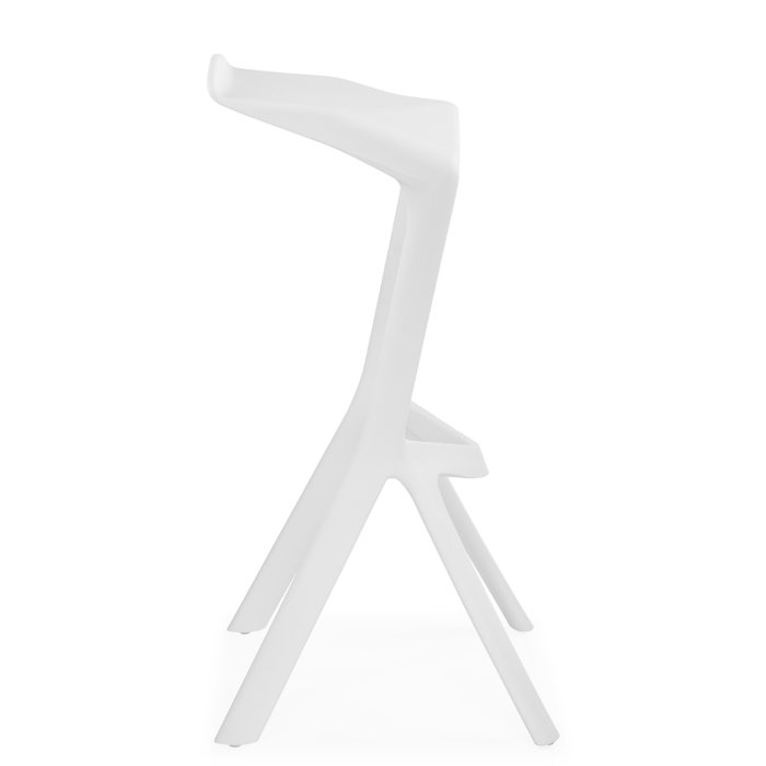 Барный стул Mega белого цвета - лучшие Барные стулья в INMYROOM