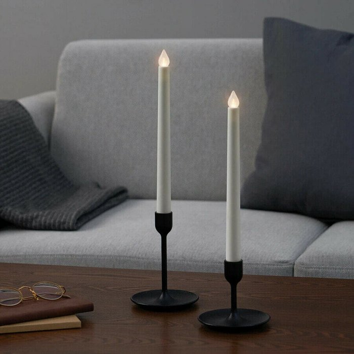 Свеча, LED, белый/внутри, 28 см - купить Свечи по цене 2963.0