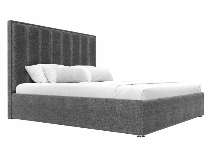 Кровать Афродита 160х200 с подъемным механизмом серого цвета - лучшие Кровати для спальни в INMYROOM