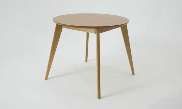 Стол обеденный Сканди D100 светло-коричневого цвета - лучшие Обеденные столы в INMYROOM