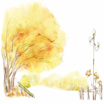 Декоративная картина на холсте "Осенняя сказка" - лучшие Принты в INMYROOM