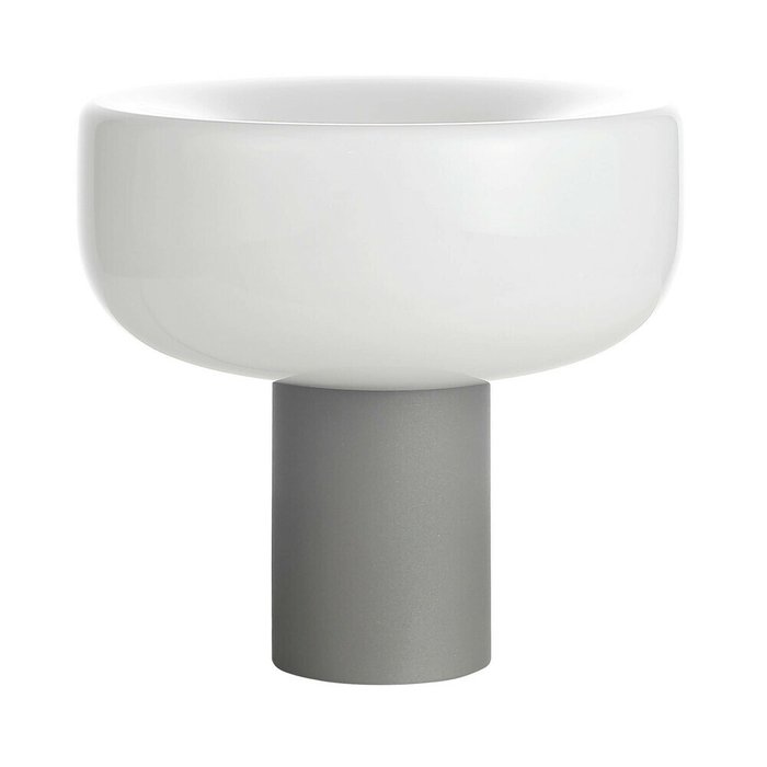 Прикроватная лампа ST-Luce Серый/Молочный LED 1*5W 3000K RIPPLE - купить Настольные лампы по цене 21380.0