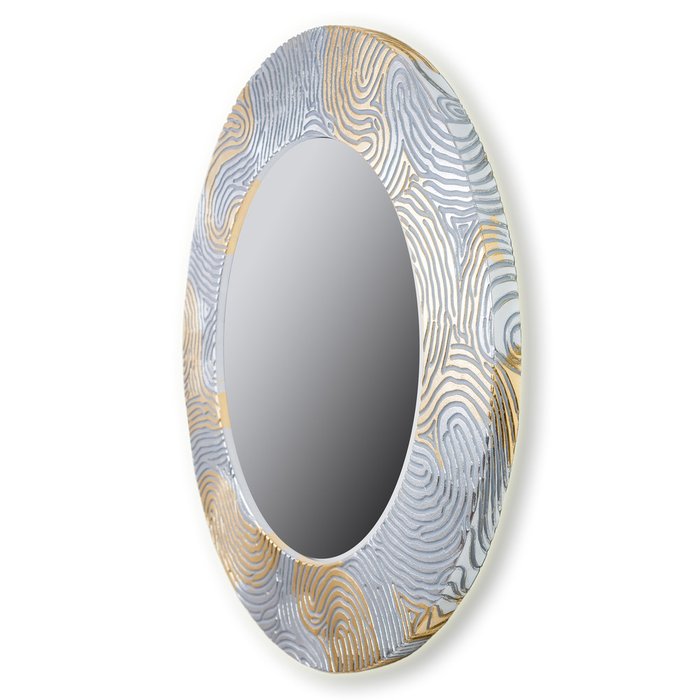 НАСТЕННОЕ ЗЕРКАЛО FASHION MARK gold-silver - купить Настенные зеркала по цене 25000.0