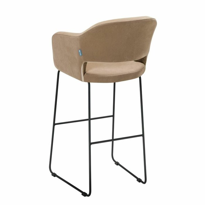 Барный стул Oscar Diag бежевого цвета - лучшие Барные стулья в INMYROOM