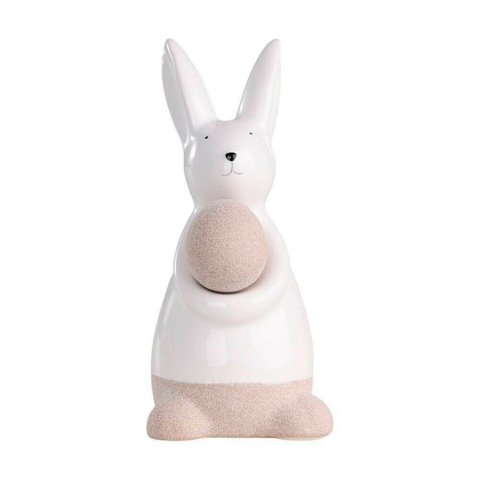 Фигурка заяц Madiorano белого цвета - купить Фигуры и статуэтки по цене 1190.0