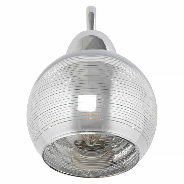 Бра Marsel MR1610-1W (стекло, цвет хром) - лучшие Бра и настенные светильники в INMYROOM