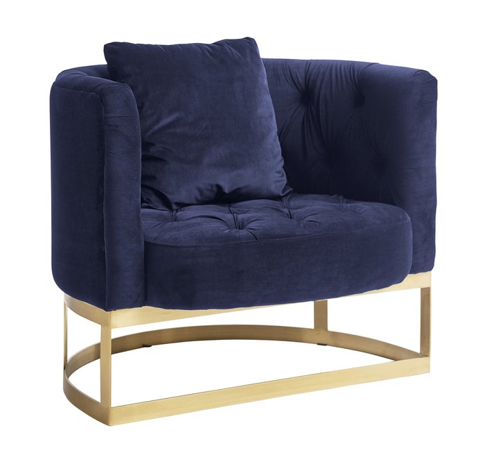 Кресло Lounge темно-синего цвета
