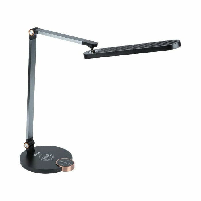 Настольная лампа ULM-D113 18W/3000-6000K/DIM BLACK (пластик, цвет черный) - купить Рабочие лампы по цене 5873.0