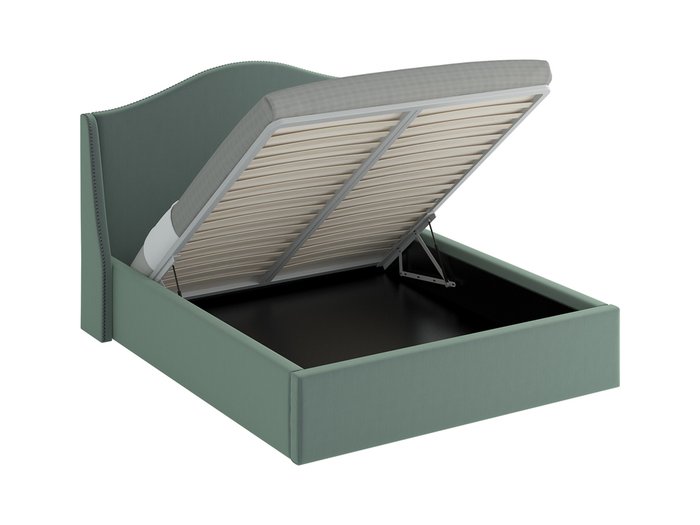Кровать Soul Lift серо-зеленого цвета 180х200 - купить Кровати для спальни по цене 63990.0
