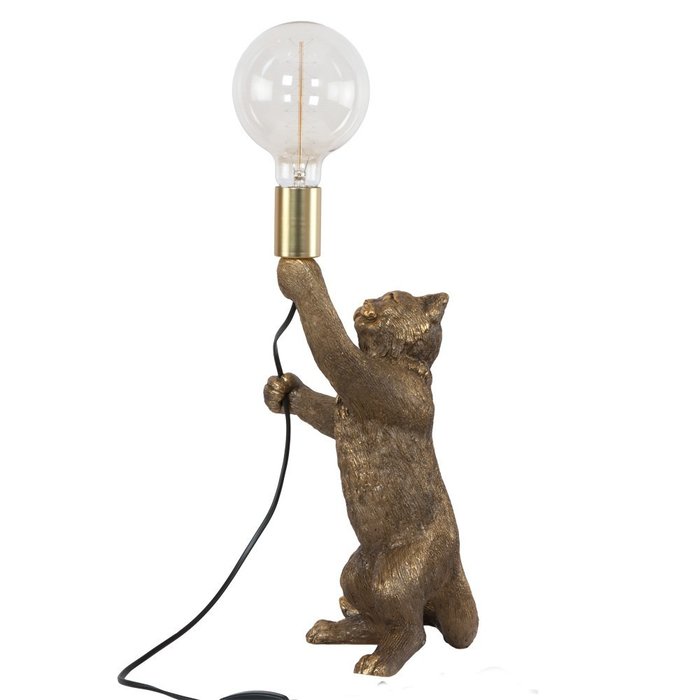 Настольная лампа Кот Мэдисон бронзового цвета - купить Настольные лампы по цене 9991.0