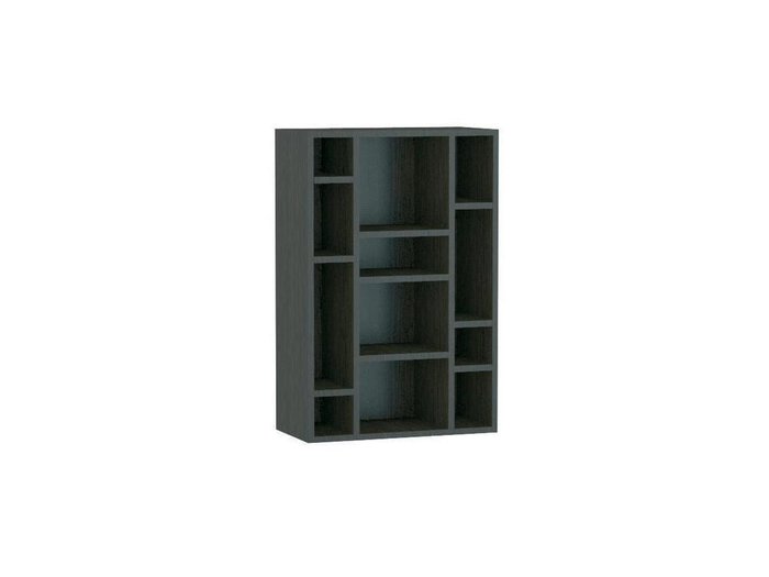 Полка Cubo из дерева цвета венге Полка Cubo из дерева цвета венге