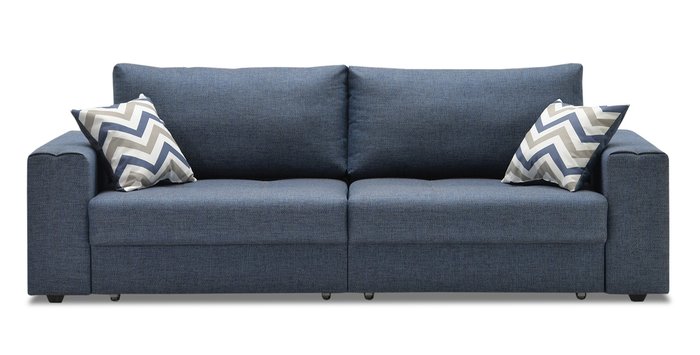 Диван-кровать Джерси синего цвета - лучшие Прямые диваны в INMYROOM
