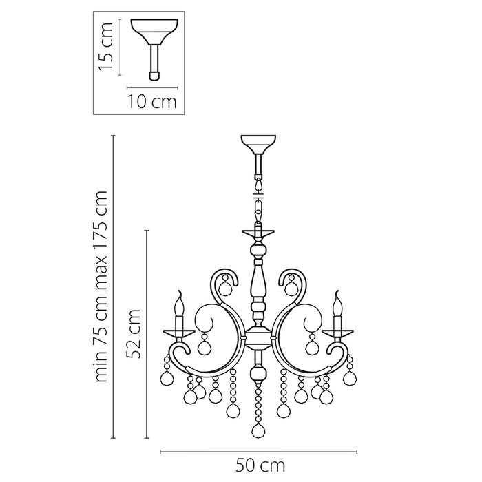 Потолочная люстра Osgona Elegante - лучшие Подвесные люстры в INMYROOM Потолочная люстра Osgona Elegante - лучшие Подвесные люстры в INMYROOM