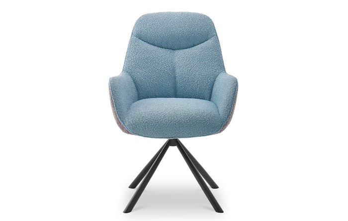 Стул вращающийся Mabe серо-голубого цвета  - купить Обеденные стулья по цене 23842.0