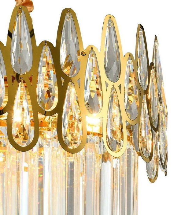 Подвесная люстра Natali Kovaltseva Navis 76019/5C Gold - лучшие Потолочные светильники в INMYROOM