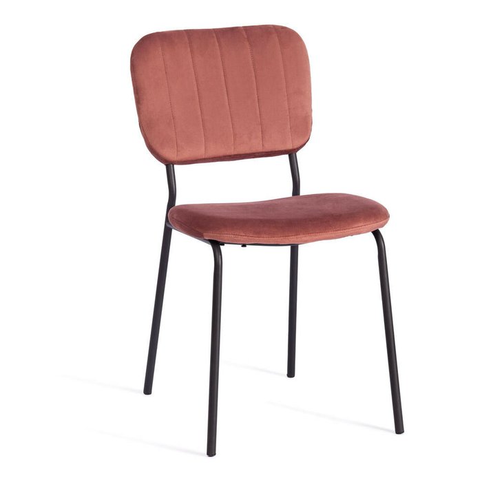 Набор из четырех стульев Carol кораллового цвета - купить Обеденные стулья по цене 13240.0