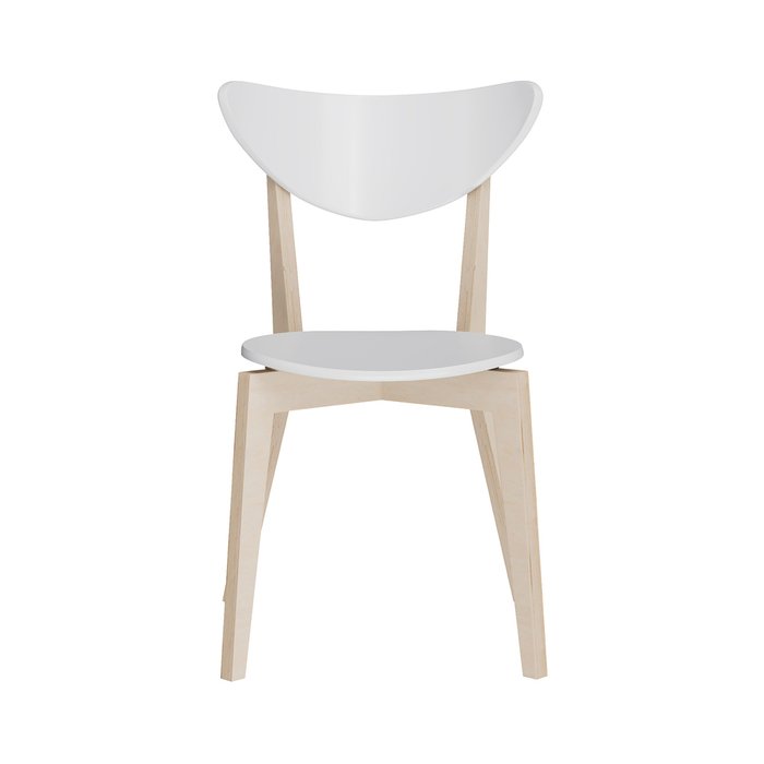 Стул Эра бело-бежевого цвета - купить Обеденные стулья по цене 5190.0