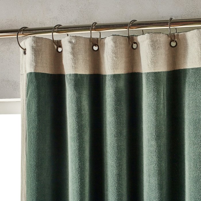 Штора Venita 140x350 зеленого цвета - купить Шторы по цене 25146.0