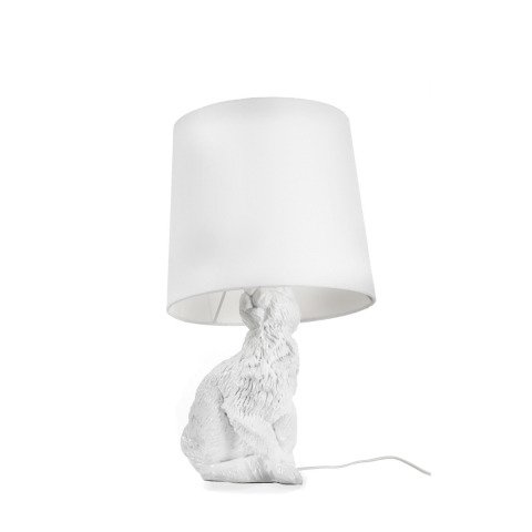 Настольная лампа "Rabbit" с белым абажуром