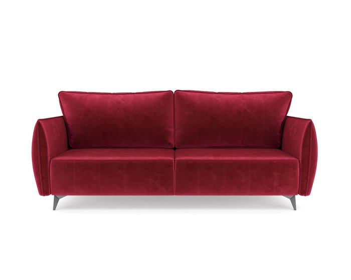Прямой диван-кровать Осло красного цвета - купить Прямые диваны по цене 43990.0