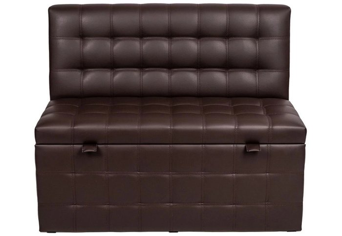 Мини-диван Темпо коричневого цвета - купить Прямые диваны по цене 13746.0