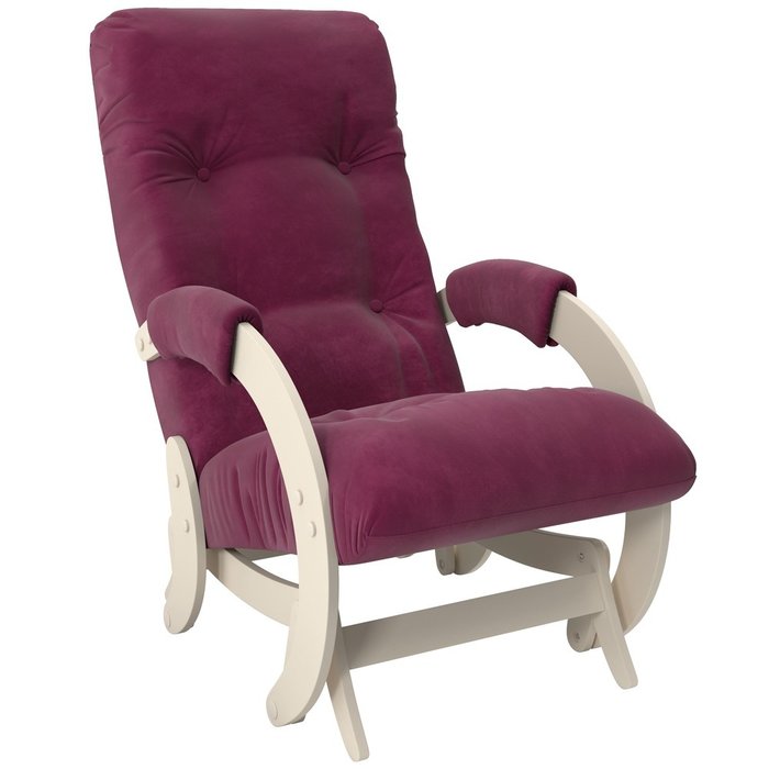 Кресло-глайдер Модель 68 с бордового цвета