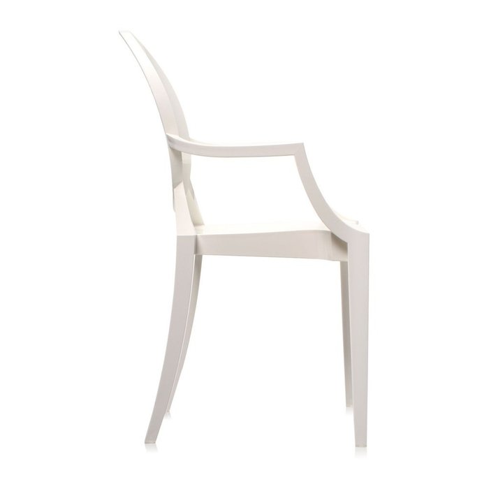 Стул Louis Ghost белого цвета - лучшие Обеденные стулья в INMYROOM