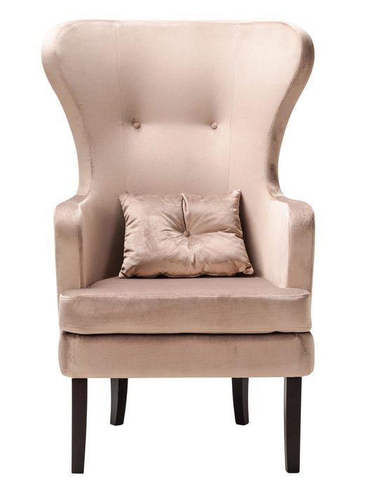 Кресло Хилтон Сильвер коричневого цвета - лучшие Интерьерные кресла в INMYROOM