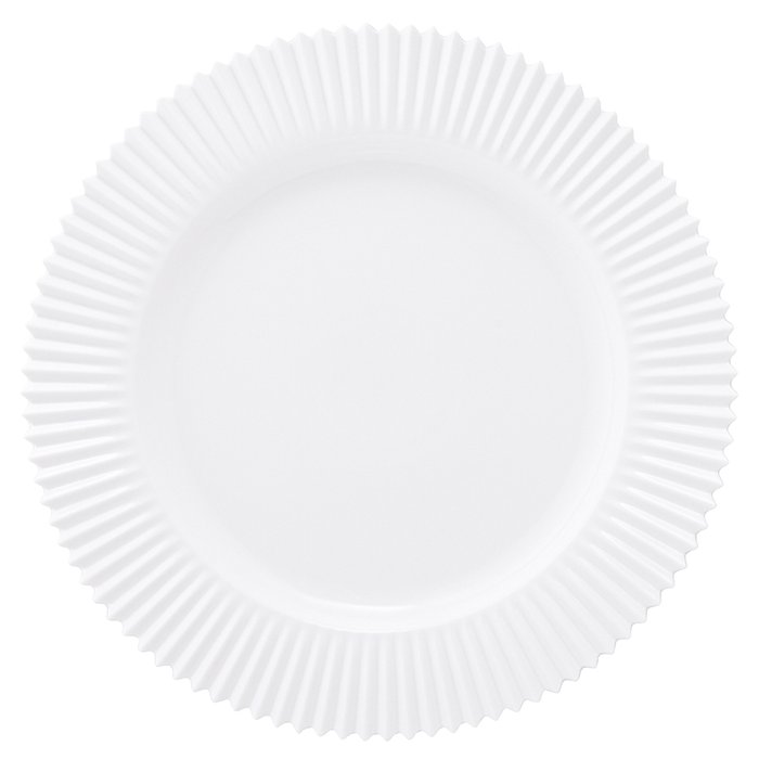 Набор из двух тарелок Edge белого цвета  - купить Тарелки по цене 2190.0