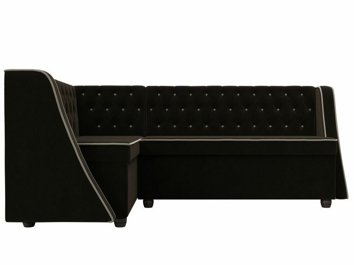 Кухонный угловой диван Лофт коричневого цвета левый угол - купить Угловые диваны по цене 48999.0