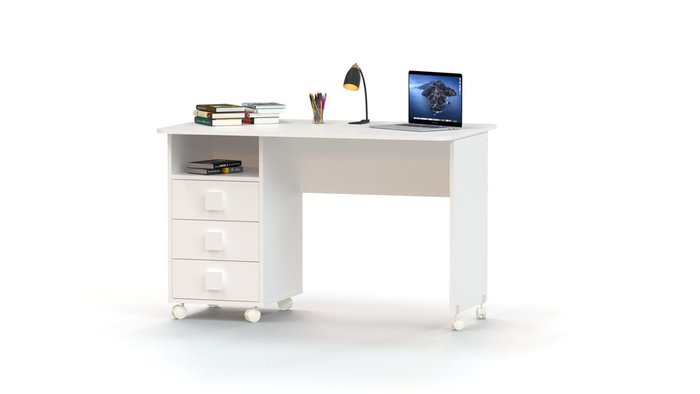 Стол письменный Ridgimmi 12 белого цвета - купить Письменные столы по цене 8270.0