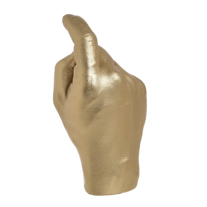 Статуэтка Hand золотого цвета - купить Фигуры и статуэтки по цене 2820.0